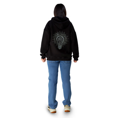 Light Shadow Hoodie In Black