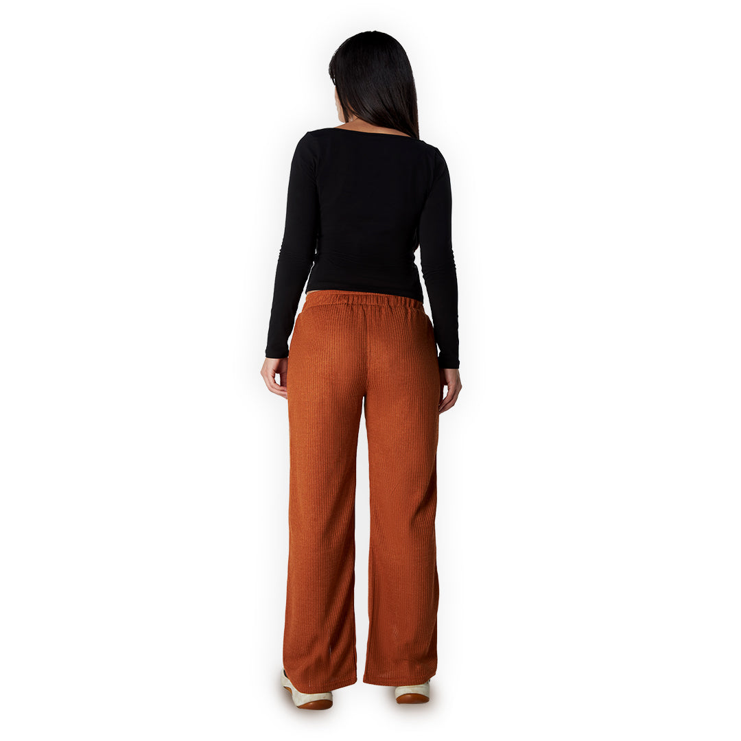 High Waist Rip Pants Split Legs In Havan