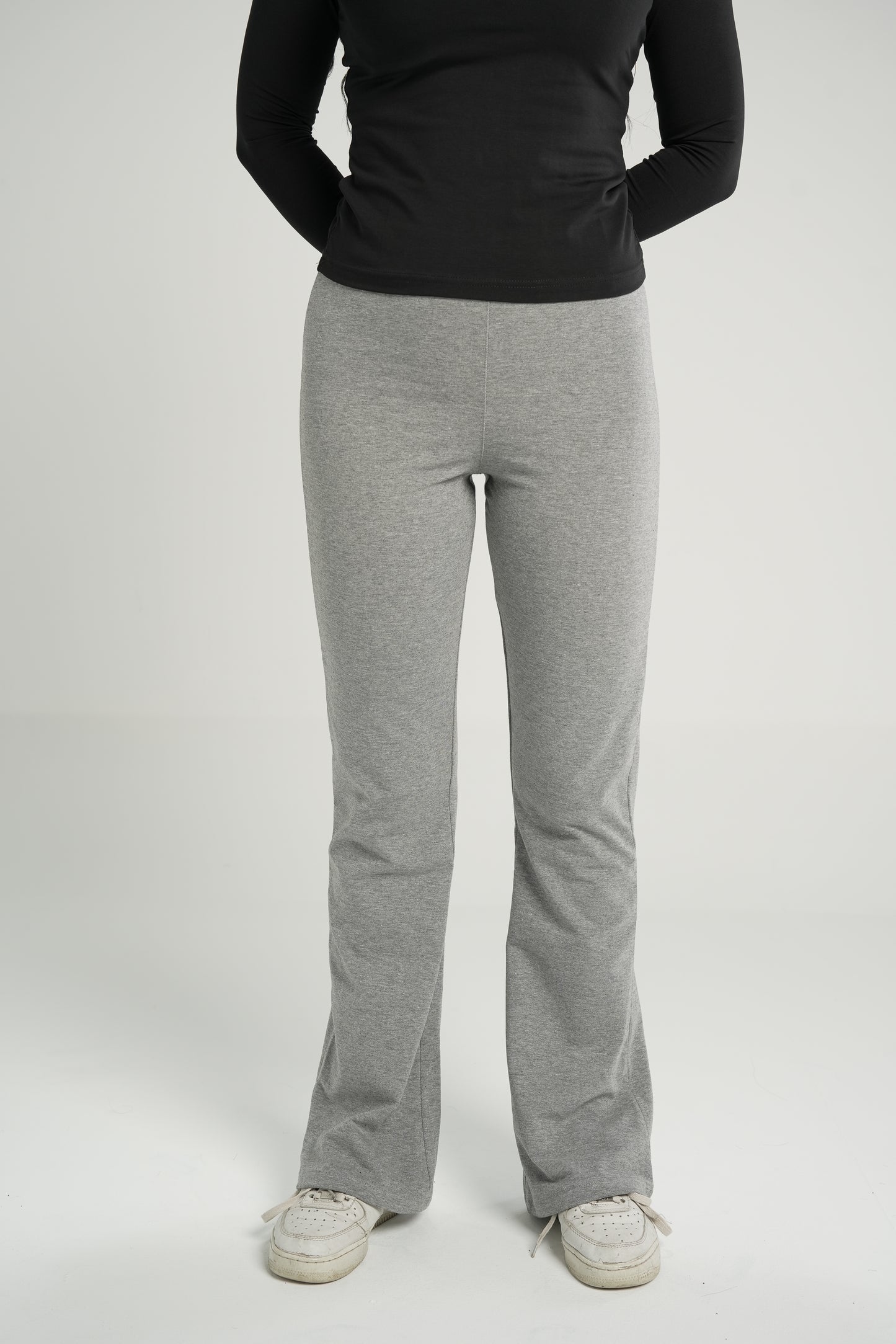 Ultra Soft Flared Leg Pant In Grey